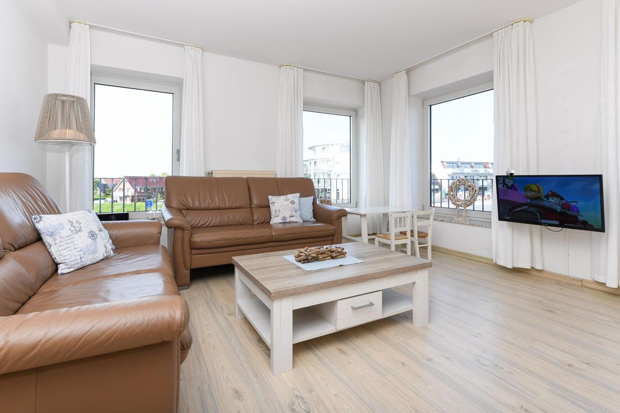 Апартаменты Haus Hafenblick Бензерзиль Экстерьер фото